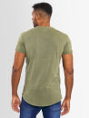 A. Salvarini Herren T-Shirt AS318 Olive Größe XL - Gr. XL