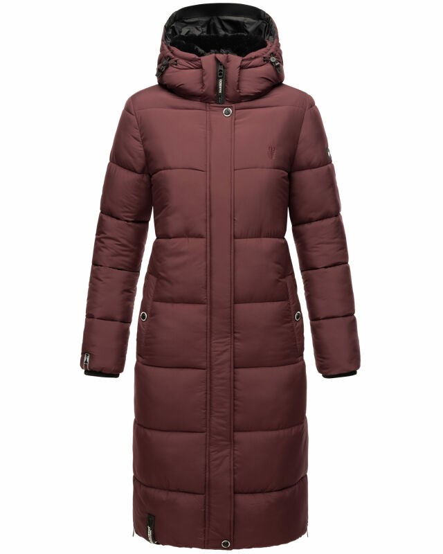 Marikoo Reliziaa Damen Wintermantel B936 Wine Größe XS - Gr. 34