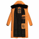 Marikoo Reliziaa Damen Wintermantel B936 Apricot Sorbet Größe S - Gr. 36