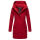Marikoo Maikoo Damen Mantel mit Kapuze Trenchcoat Jacke B819 Dark Red Größe S - Gr. 36