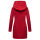 Marikoo Maikoo Damen Mantel mit Kapuze Trenchcoat Jacke B819 Dark Red Größe S - Gr. 36