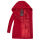 Marikoo Maikoo Damen Mantel mit Kapuze Trenchcoat Jacke B819 Dark Red Größe S - Gr. 36