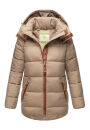 Navahoo Wattewölkchen Damen Steppjacke B973 Taupe Grey Größe S - Gr. 36