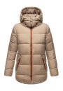 Navahoo Wattewölkchen Damen Steppjacke B973 Taupe Grey Größe S - Gr. 36