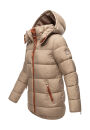 Navahoo Wattewölkchen Damen Steppjacke B973 Taupe Grey Größe S - Gr. 36