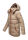 Navahoo Wattewölkchen Damen Steppjacke B973 Taupe Grey Größe XXL - Gr. 44