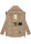 Navahoo Wattewölkchen Damen Steppjacke B973 Taupe Grey Größe XXL - Gr. 44