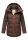 Navahoo Wattewölkchen Damen Steppjacke B973 Dark Choco Größe XS - Gr. 34