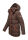 Navahoo Wattewölkchen Damen Steppjacke B973 Dark Choco Größe XS - Gr. 34
