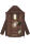 Navahoo Wattewölkchen Damen Steppjacke B973 Dark Choco Größe XL - Gr. 42
