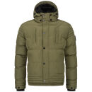 Alessandro Salvarini Herren Winterjacke O281 Dark Olive Größe M - Gr. M