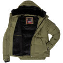 Alessandro Salvarini Herren Winterjacke O281 Dark Olive Größe M - Gr. M