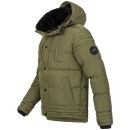 Alessandro Salvarini Herren Winterjacke O281 Dark Olive Größe L - Gr. L