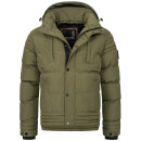 A. Salvarini Herren Winterjacke O281 Dark Olive Größe XXL - Gr. 2XL