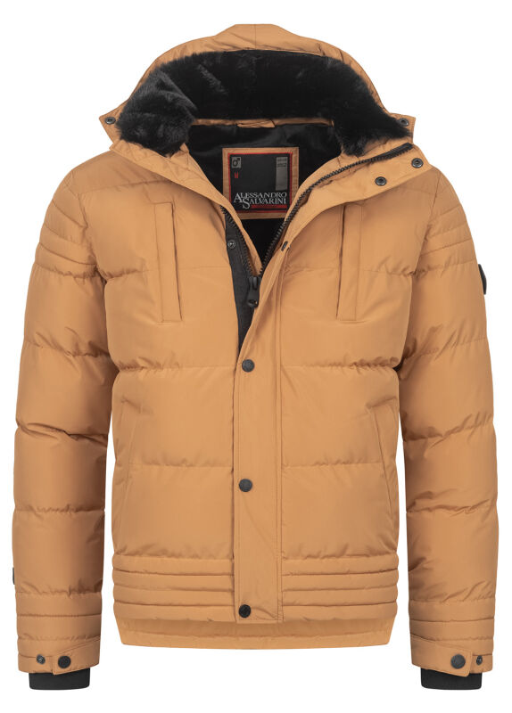 Alessandro Salvarini Herren Winterjacke O281 Macchiato Größe S - Gr. S