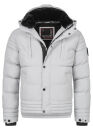 Alessandro Salvarini Herren Winterjacke O281 Grau