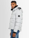 Alessandro Salvarini Herren Winterjacke O281 Grau