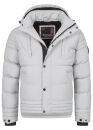 Alessandro Salvarini Herren Winterjacke O281 Grau Größe XXXL - Gr. 3XL