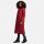 Navahoo Isalie Damen lange Winter Steppjacke Wintermantel B872 Dark Red Größe L - Gr. 40