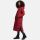 Navahoo Isalie Damen lange Winter Steppjacke Wintermantel B872 Dark Red Größe L - Gr. 40