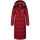 Navahoo Isalie Damen lange Winter Steppjacke Wintermantel B872 Dark Red Größe L - Gr. 40