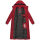 Navahoo Isalie Damen lange Winter Steppjacke Wintermantel B872 Dark Red Größe L - Gr. 40