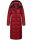 Navahoo Isalie Damen lange Winter Steppjacke Wintermantel B872 Dark Red Größe XXL - Gr. 44
