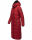 Navahoo Isalie Damen lange Winter Steppjacke Wintermantel B872 Dark Red Größe XXL - Gr. 44