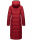 Navahoo Isalie Damen lange Winter Steppjacke Wintermantel B872 Dark Red Größe XXL - Gr. 44