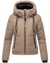 Navahoo Mit Liebe XIV Damen Winter Steppjacke B981 Taupe Grey Größe XL - Gr. 42