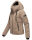 Navahoo Mit Liebe XIV Damen Winter Steppjacke B981 Taupe Grey Größe XL - Gr. 42