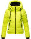 Navahoo Mit Liebe XIV Damen Winter Steppjacke B981 Neon Green Größe M - Gr. 38