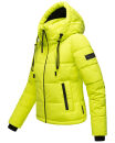 Navahoo Mit Liebe XIV Damen Winter Steppjacke B981 Neon Green Größe M - Gr. 38