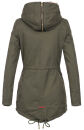 Navahoo Diamond Damen Winterjacke B648a Gruen Größe M - Gr. 38