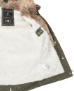Navahoo Diamond Damen Winterjacke B648a Gruen Größe M - Gr. 38