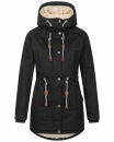 Navahoo Ireliaa Damen Winterjacke B991 Schwarz Größe M - Gr. 38