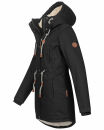 Navahoo Ireliaa Damen Winterjacke B991 Schwarz Größe XXL - Gr. 44