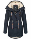 Navahoo Ireliaa Damen Winterjacke B991 Navy...