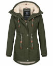 Navahoo Ireliaa Damen Winterjacke B991 Olive...