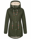 Navahoo Ireliaa Damen Winterjacke B991 Olive Größe XXL - Gr. 44