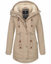 Navahoo Ireliaa Damen Winterjacke B991 Beige Größe M - Gr. 38