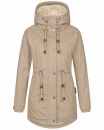 Navahoo Ireliaa Damen Winterjacke B991 Beige Größe M - Gr. 38
