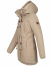 Navahoo Ireliaa Damen Winterjacke B991 Beige Größe M - Gr. 38
