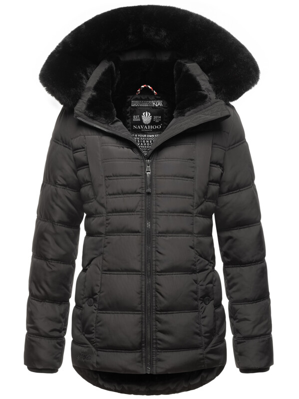 Navahoo Lissandraa Damen Winter Steppjacke B992 Schwarz Größe M - Gr. 38