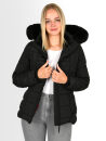 Navahoo Lissandraa Damen Winter Steppjacke B992 Schwarz Größe XXL - Gr. 44