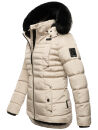 Navahoo Lissandraa Damen Winter Steppjacke B992 Taupe Größe M - Gr. 38