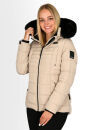 Navahoo Lissandraa Damen Winter Steppjacke B992 Taupe Größe M - Gr. 38