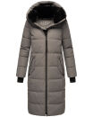 Marikoo Zuraraa XVI Damen lange Winterjacke B989 Grau Größe XS - Gr. 34