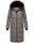 Marikoo Zuraraa XVI Damen lange Winterjacke B989 Grau Größe L - Gr. 40