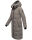 Marikoo Zuraraa XVI Damen lange Winterjacke B989 Grau Größe L - Gr. 40